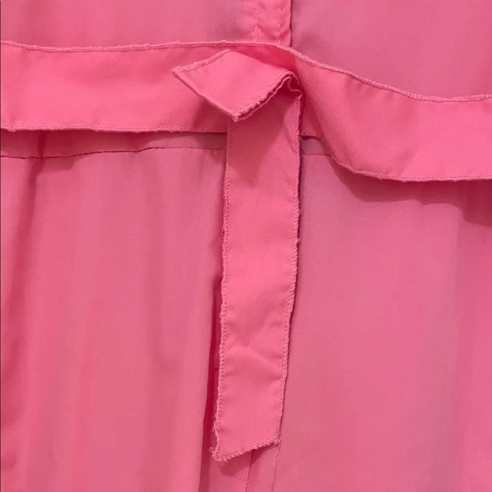 BARBIE UEC Girls Size Medium (7/8) Bright Pink Jumpsuit Costume with headband